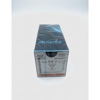 Мононить из сополимера гликолид-e-капролактон (PGC25) рассасывающаяся  5.0 / 19мм / обр.-реж., 3/8, черн.